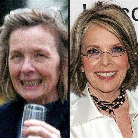 diane keaton no makeup|diane keaton now.